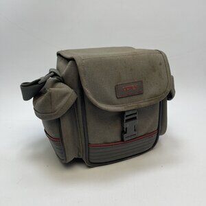 Vintage Optex Grey / Red Shoulder Carry Camera Bag Retro Photography